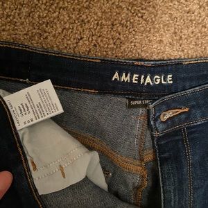 Altered American eagle jeans